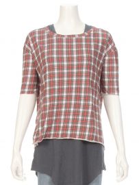 Tee Lab by Frank & Eileen Plaid Core Elbow Tee at Ron Herman